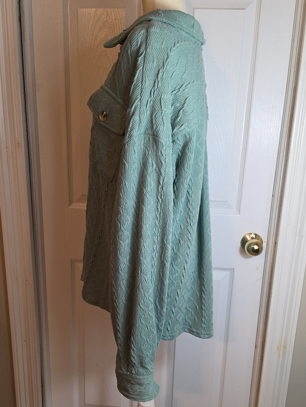 New In Sweater Shacket - Picture 7 of 13